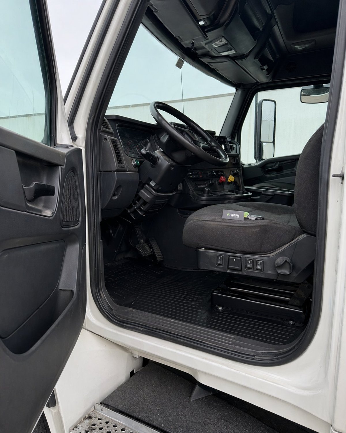 Driver cab after cleaning